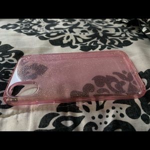 iPhone  X Authentic Speck Case - Glittery Pink